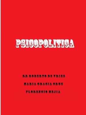 cover image of Psicopolitica